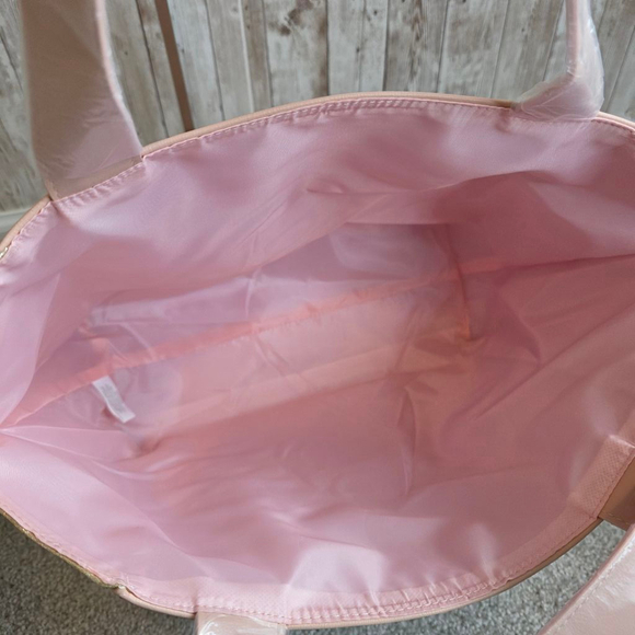 Jimmy Choo sparkling gold, pink tote bag - Picture 9 of 10